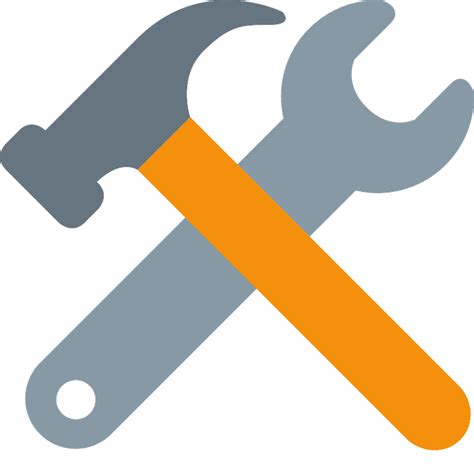 Emoji Hammer And Wrench